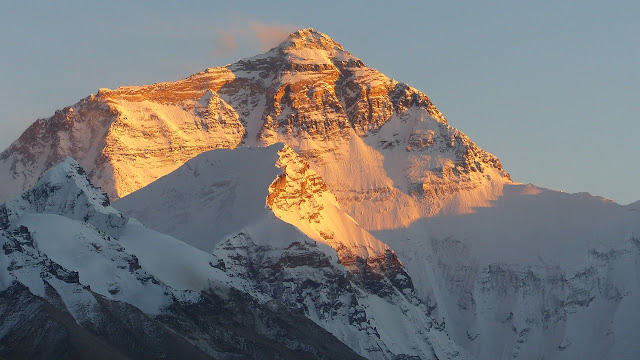 Mount Everest is Earth's highest mountain